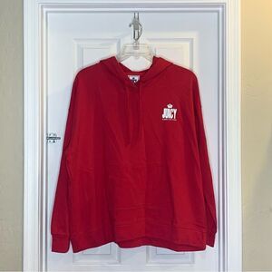 Juicy by Juicy Couture Red Hooded Sweatshirt Size 3X